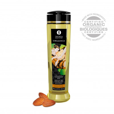 Shunga Organica Massage Oil Almond Sweetness 240ml