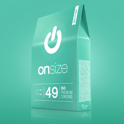 Onsize 49 Premium Condoms 50 pack