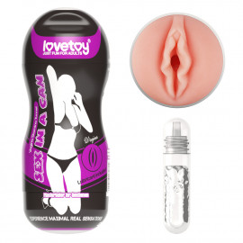LoveToy Sex In A Can Vagina Stamina Tunnel Flesh