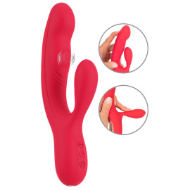 Sweet Smile Thumping Rabbit Vibrator Red
