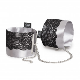 Fifty Shades of Grey Play Nice Satin & Lace Wrist Cuffs