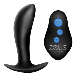 Zeus Electrosex 64X Pro-Shocker Vibrating & E-Stim Prostate Plug Black
