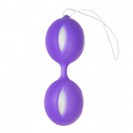 Easytoys Wiggle Duo Soft Double Kegel Balls Purple/White