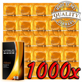 Vitalis Premium Ribbed 1000 pack
