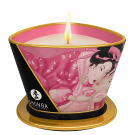Shunga Libido Massage Candle Rose Petals 170ml