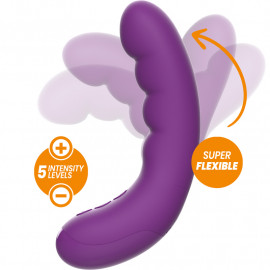 Rewolution Rewocurvy Rechargeable Flexible Vibrator Purple