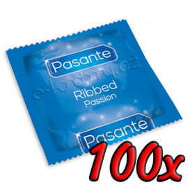Pasante Ribbed Passion 100 pack