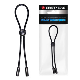 Pretty Love Delay Magic Adjustable Ring Black