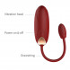 Viotec Oliver Pro Wearable Vibrator with App Control Gold & Wine Red