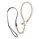 Taboom Statement Collar and Leash Rose Gold