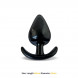 AfterDark Alphona Butt Plug Size S 6.8 cm x 3.5 cm Black