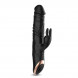 GOPower Jamie Thrusting Rabbit Vibrator Black