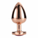 Dream Toys Gleaming Love Plug Rose Gold Large