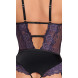 Cottelli Crotchless Lace Body with Suspenders 2643561 Black