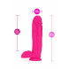 Blush Neo 10 Inch Dual Density Dildo Neon Pink