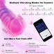 HiSmith WDA028-M Wildolo Huge Massive Fantasy Girthy Silicone Dildo Vibrator with App 20.9cm Pink