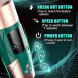 Paloqueth Electric Thrusting & Rotating Masturbator with 7 Modes and Realistic 3D Channel Green