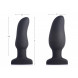 Swell 10x Inflatable and Vibrating Prostate Silicone Remote Anal Plug Black
