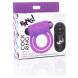 Bang! Silicone Cock Ring & Bullet with Remote Control Purple