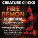 Creature Cocks Fire Demon Monster Silicone Dildo Red