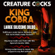 Creature Cocks King Cobra Long Silicone Dong Large 14