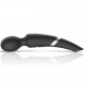 Black & Silver Beck Suction & Vibration Silicone Rechargeable Black