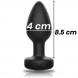Ibiza Remote Control Anal Plug Vibrator Black Size L