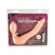 Simply Strapless Small Strap On Vibrator Flesh