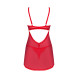 Obsessive Chilisa Babydoll & Thong Red