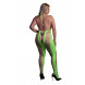 Ouch! Glow in the Dark Bodystocking with Halterneck Neon Green
